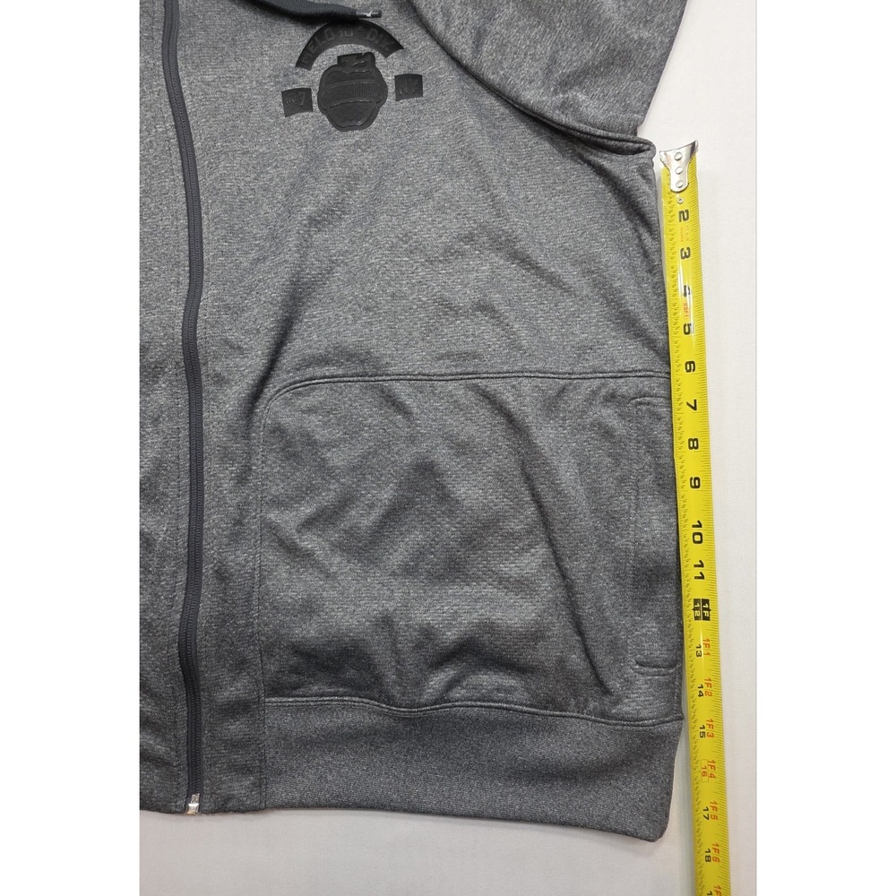 Nike Air Jordan Melo 10th Div 589124 New Full Zip Gray & Black Hoodie. Size 3X - Picture 10 of 14